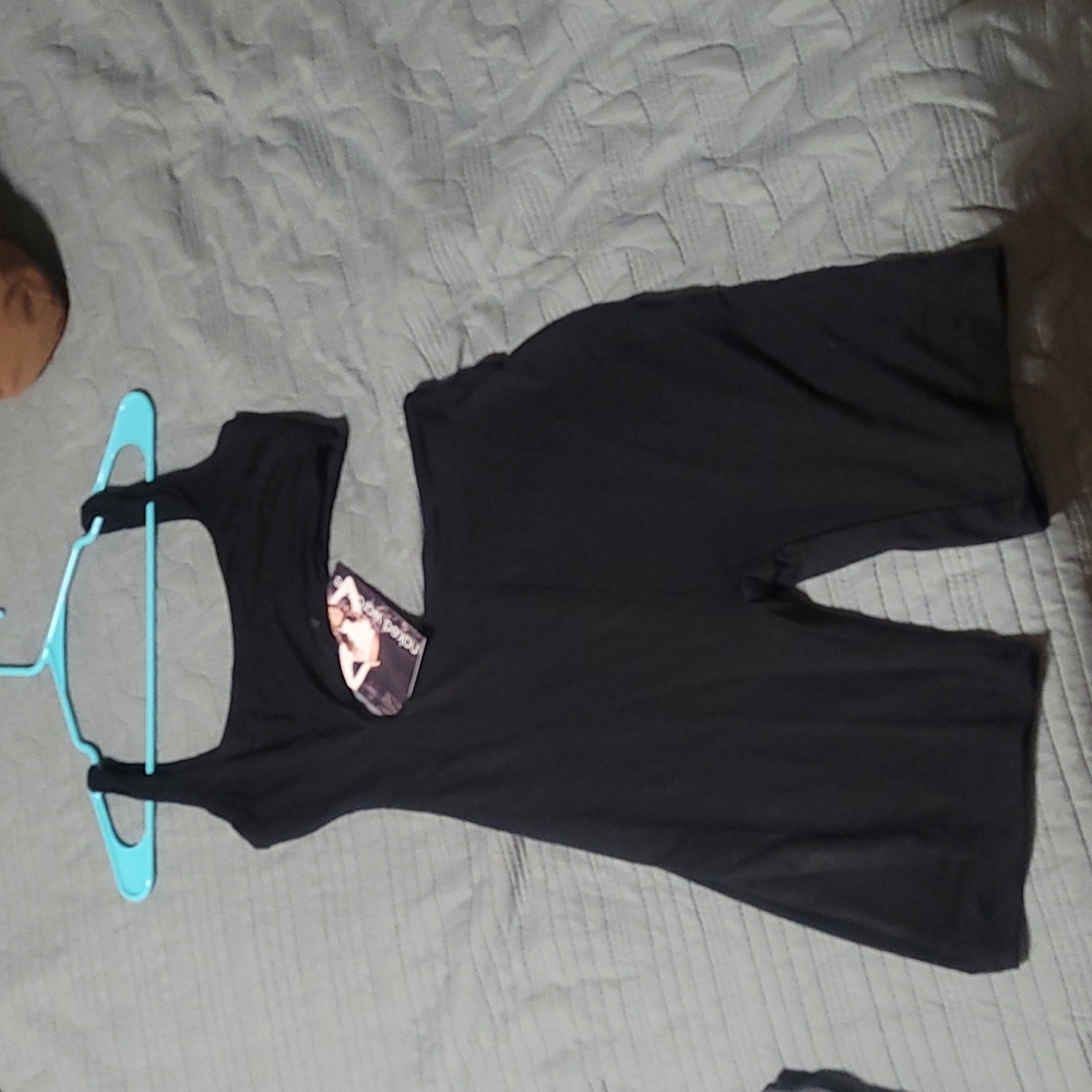 NWT Naked Wardrobe size small romper with cut out "gettin side action romper"